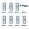 24 Packs: 8 ct. (192 total) Metal Offset Clips by Studio Décor®